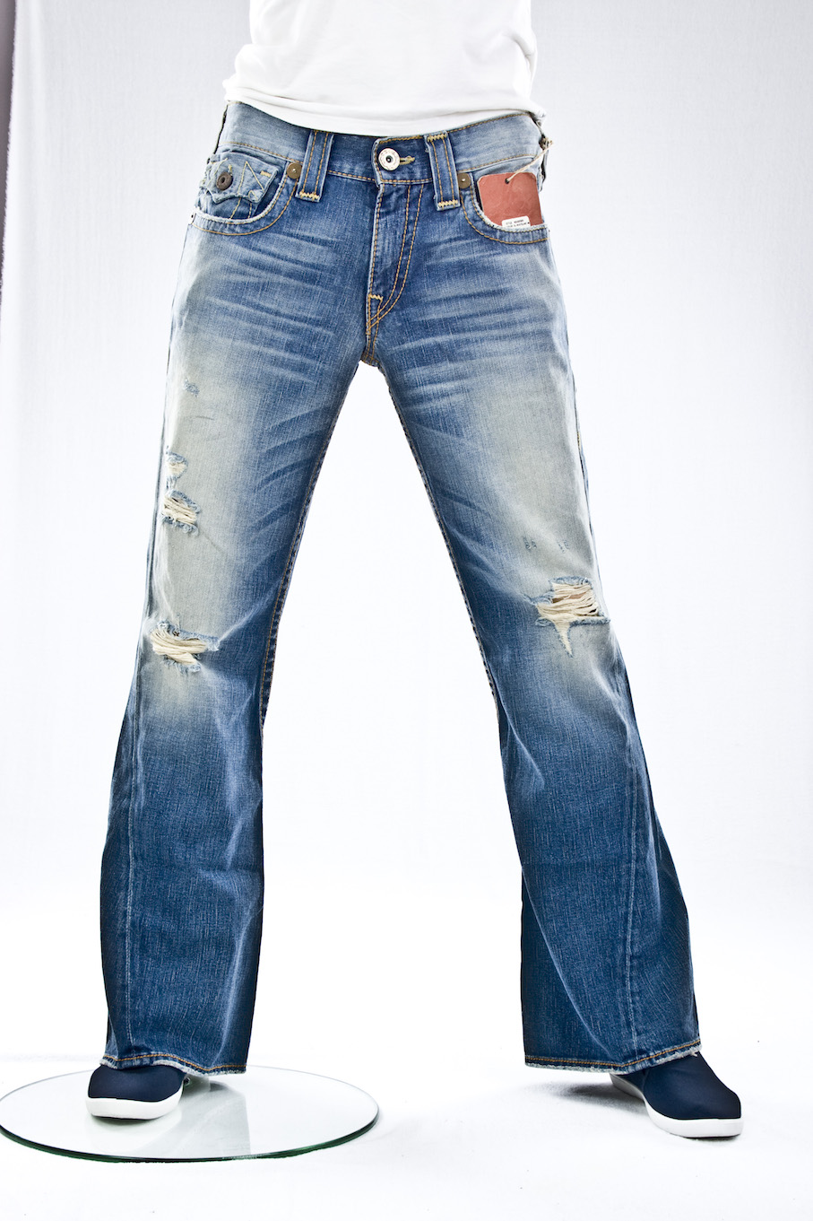 джинсы мужские True Religion широкие Буткат Joey Big T super vintage