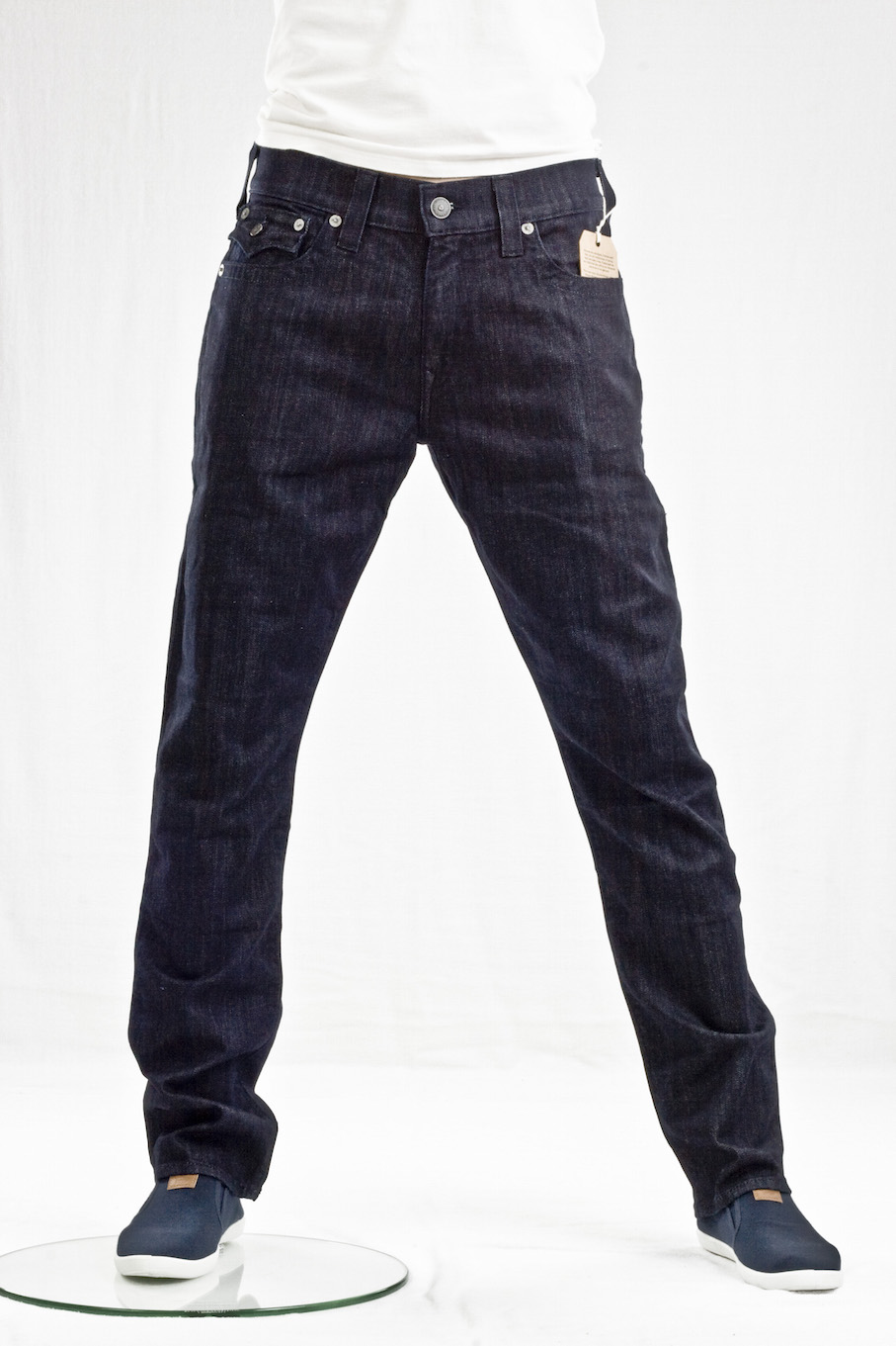джинсы мужские True Religion свободные Geno slim-straight black