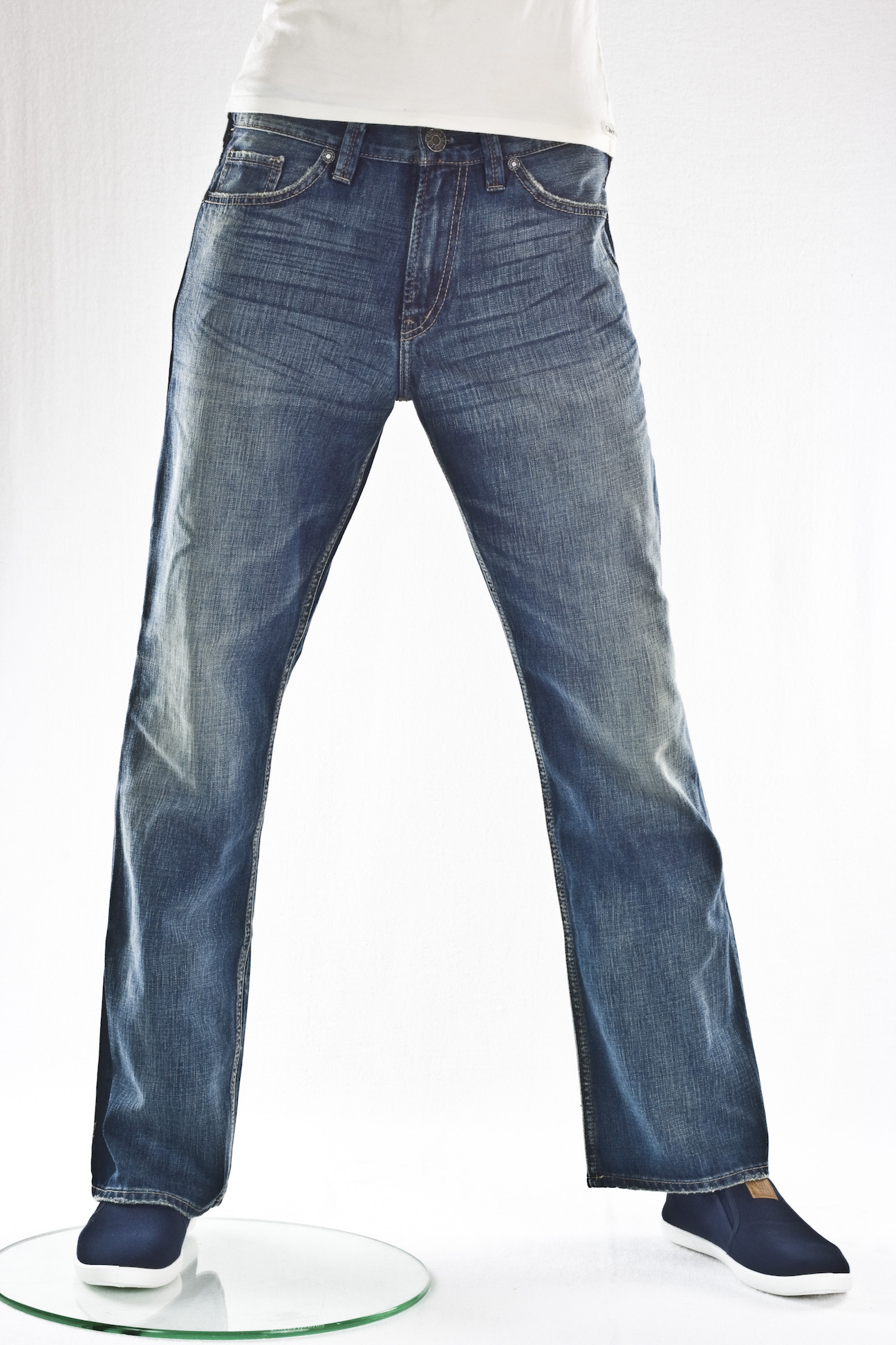 джинсы мужские Silver Jeans широкие "Буткат" Grayson bootcut
