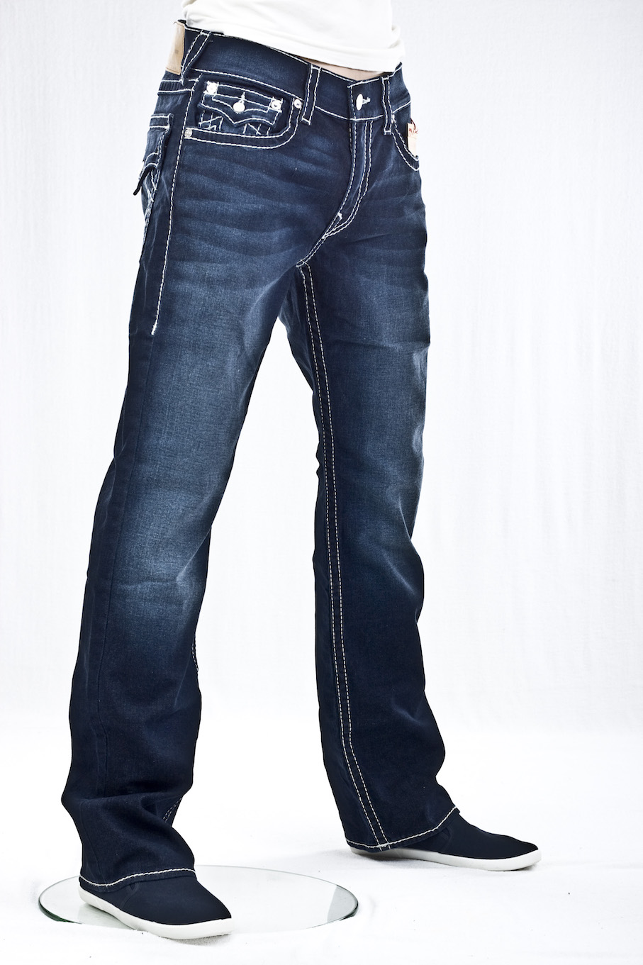 джинсы мужские True Religion широкие Прямые Straight flaps billy big t