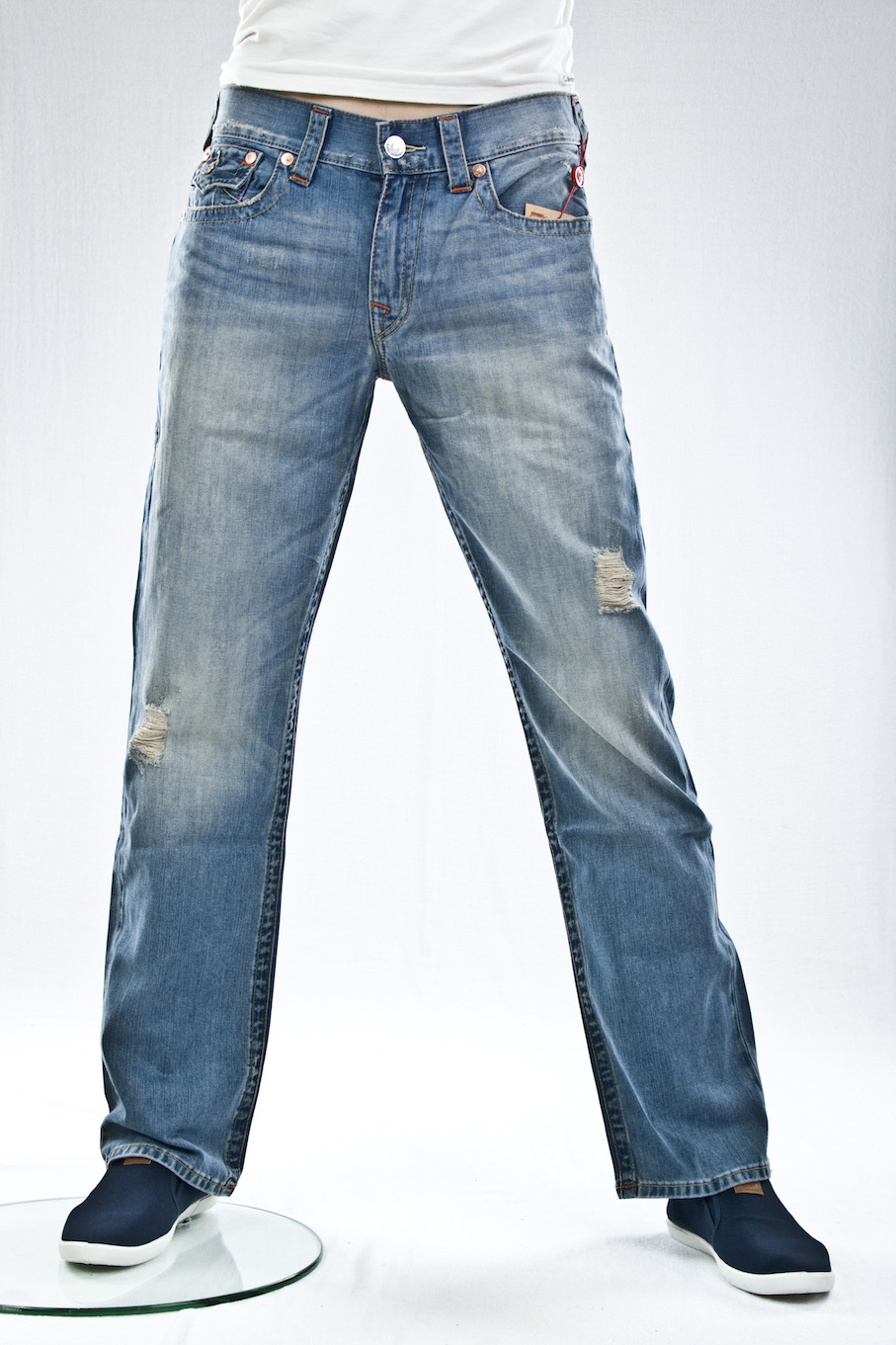 джинсы мужские True Religion свободные Прямые straight flap old multi vintage