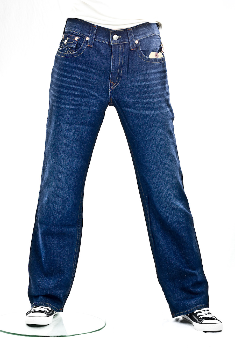 джинсы мужские True Religion широкие Ricky core straight 