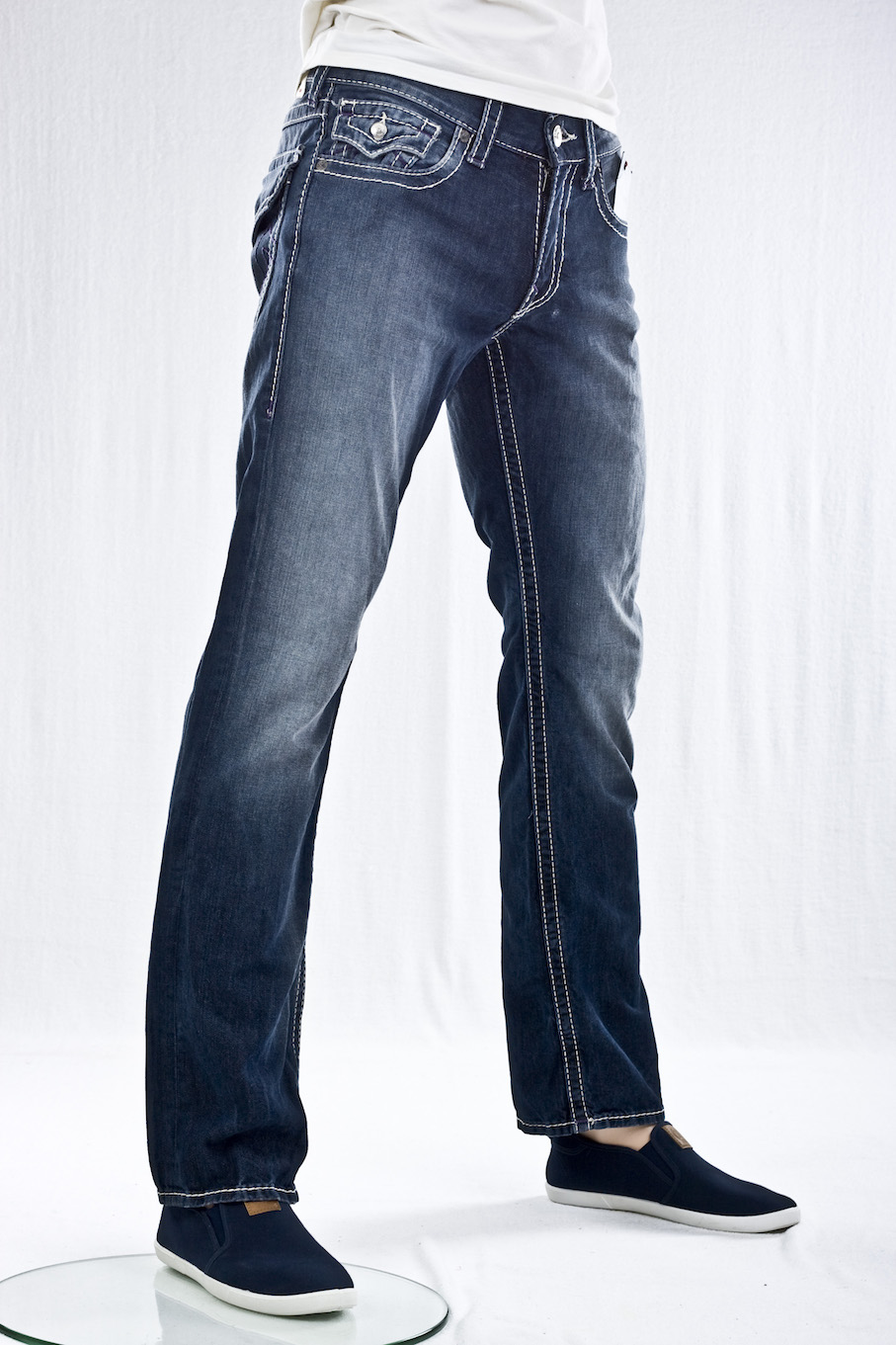 джинсы мужские True Religion "широкие Прямые" straight mens jeans irregular