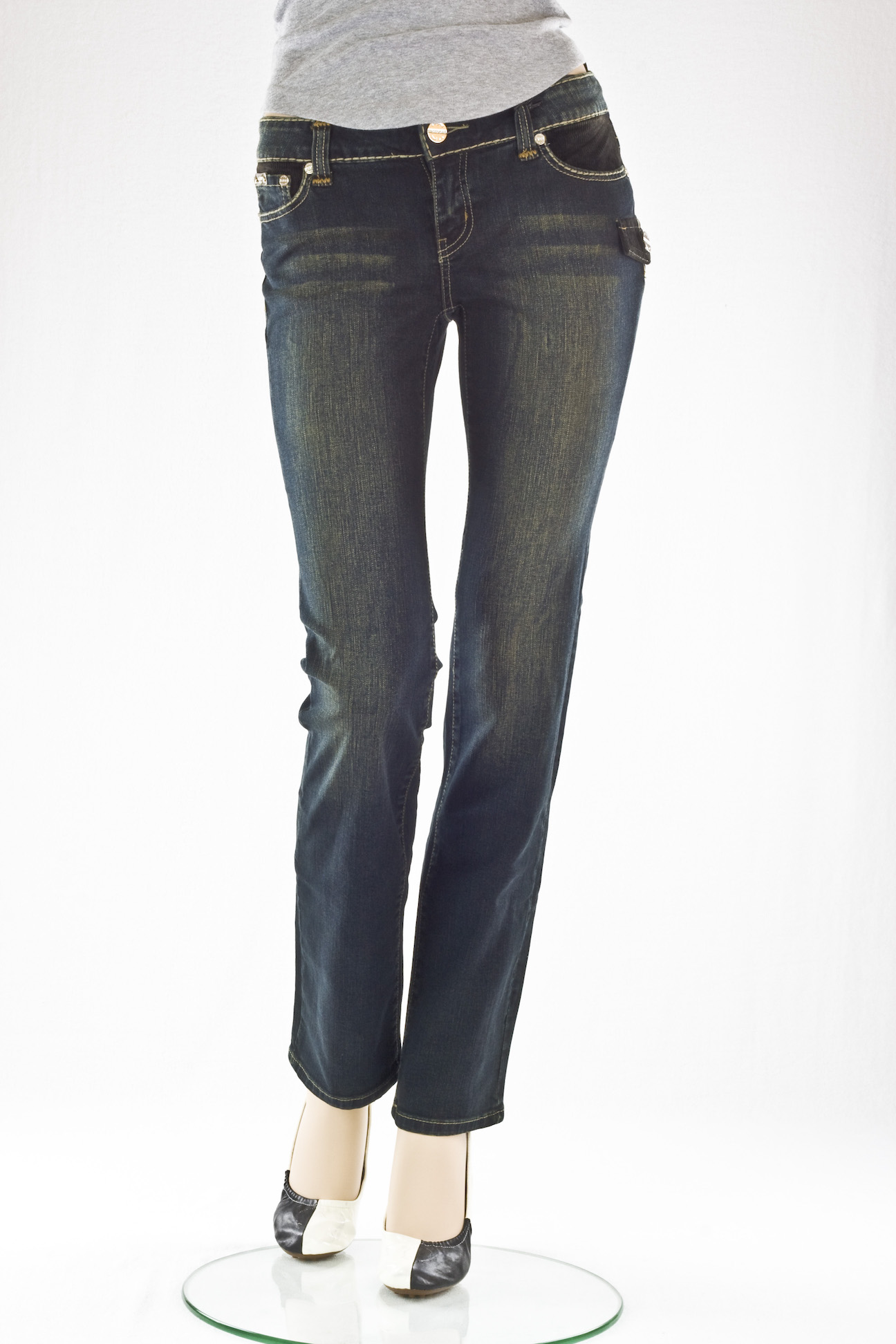 джинсы женские VO Jeans LA Прямые Straight Premium light