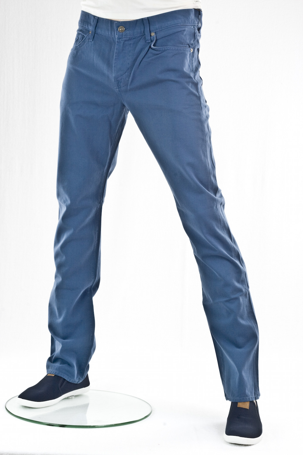 джинсы мужские 7 for all Mankind "свободные слим" Slimmy blue jean