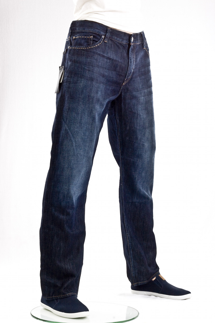 джинсы мужские Silver Jeans свободные NYAN Slim Fit dark blue