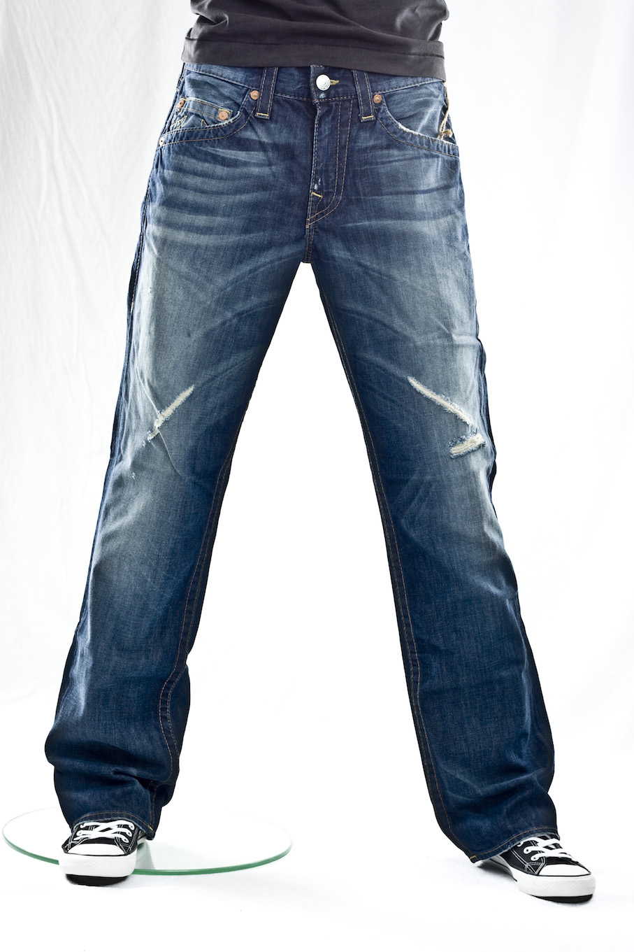джинсы мужские True Religion Bobby vintage straight широкие прямые