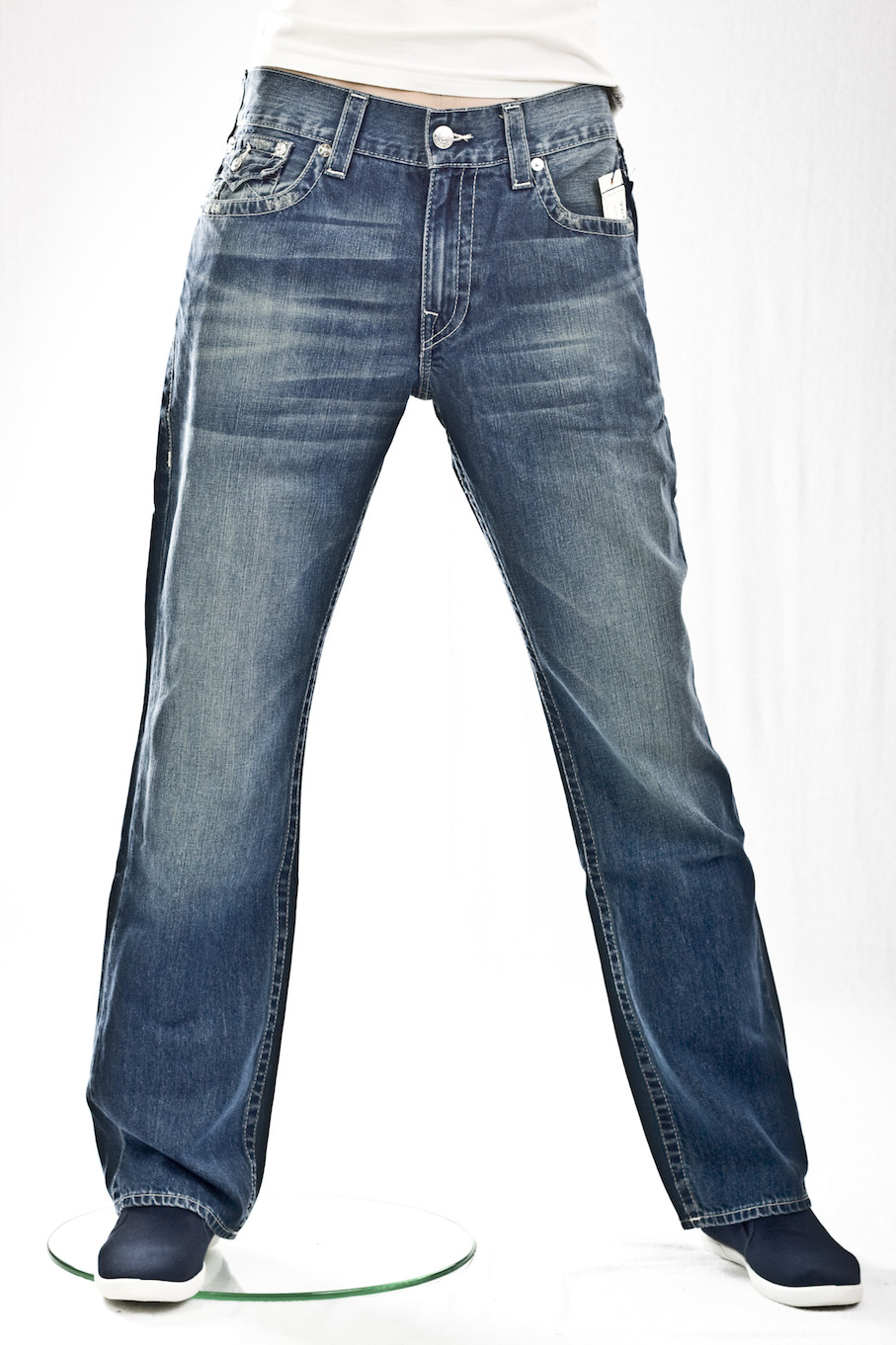 джинсы мужские True Religion широкие "Прямые" straight wflp nat prem basics