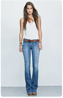 джинсы женские низкие
